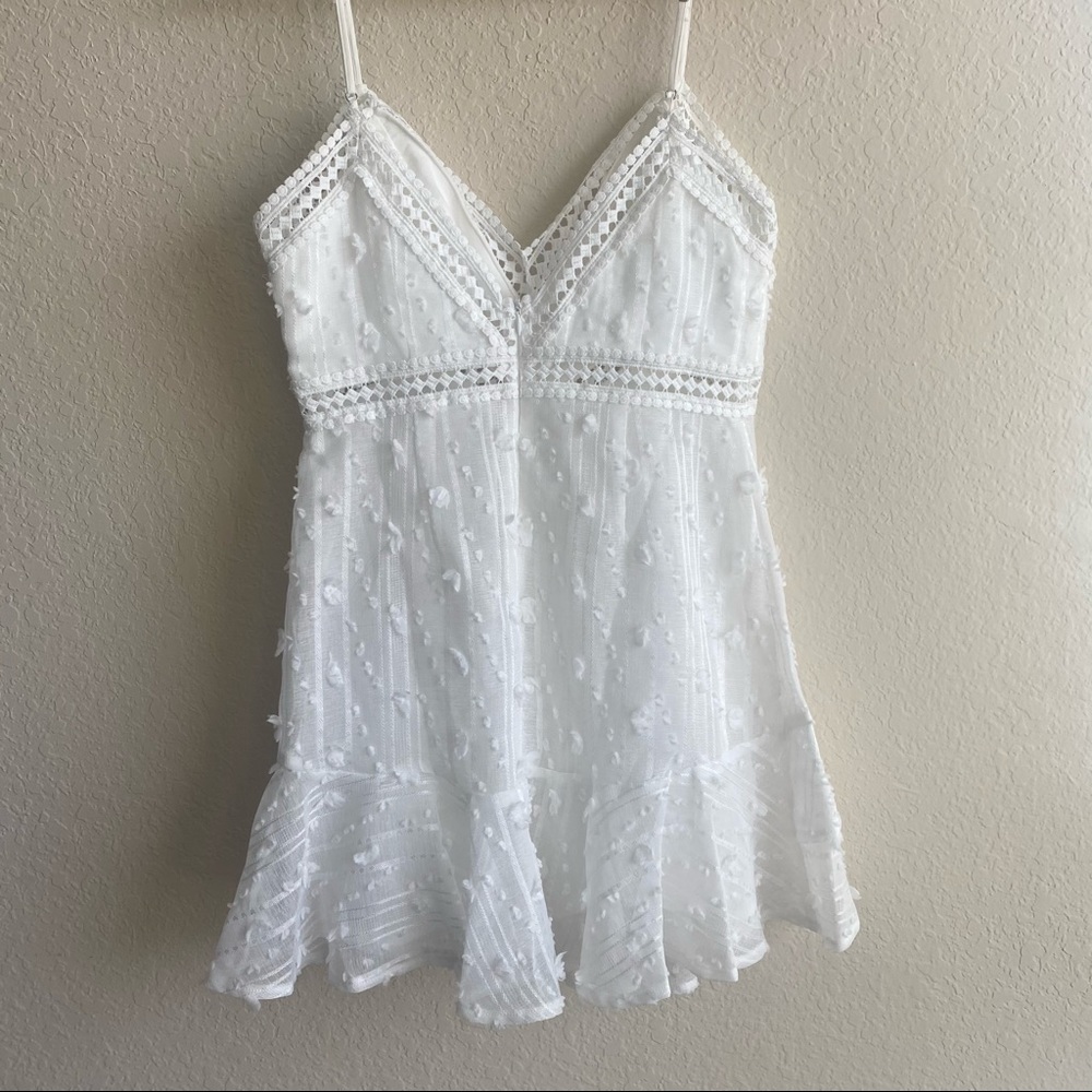 White Graduation Dress - Picture 5 of 8